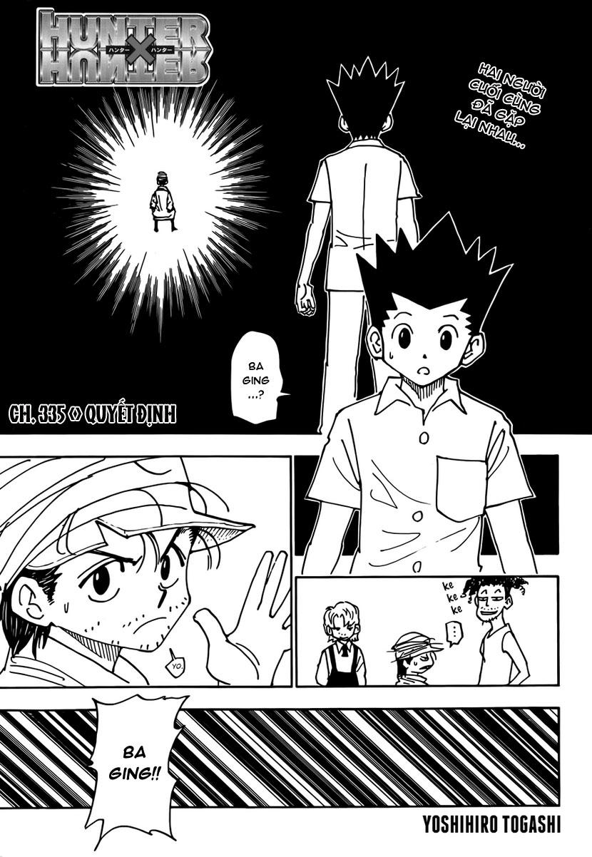 Hunter X Hunter Chapter 335 - Trang 2