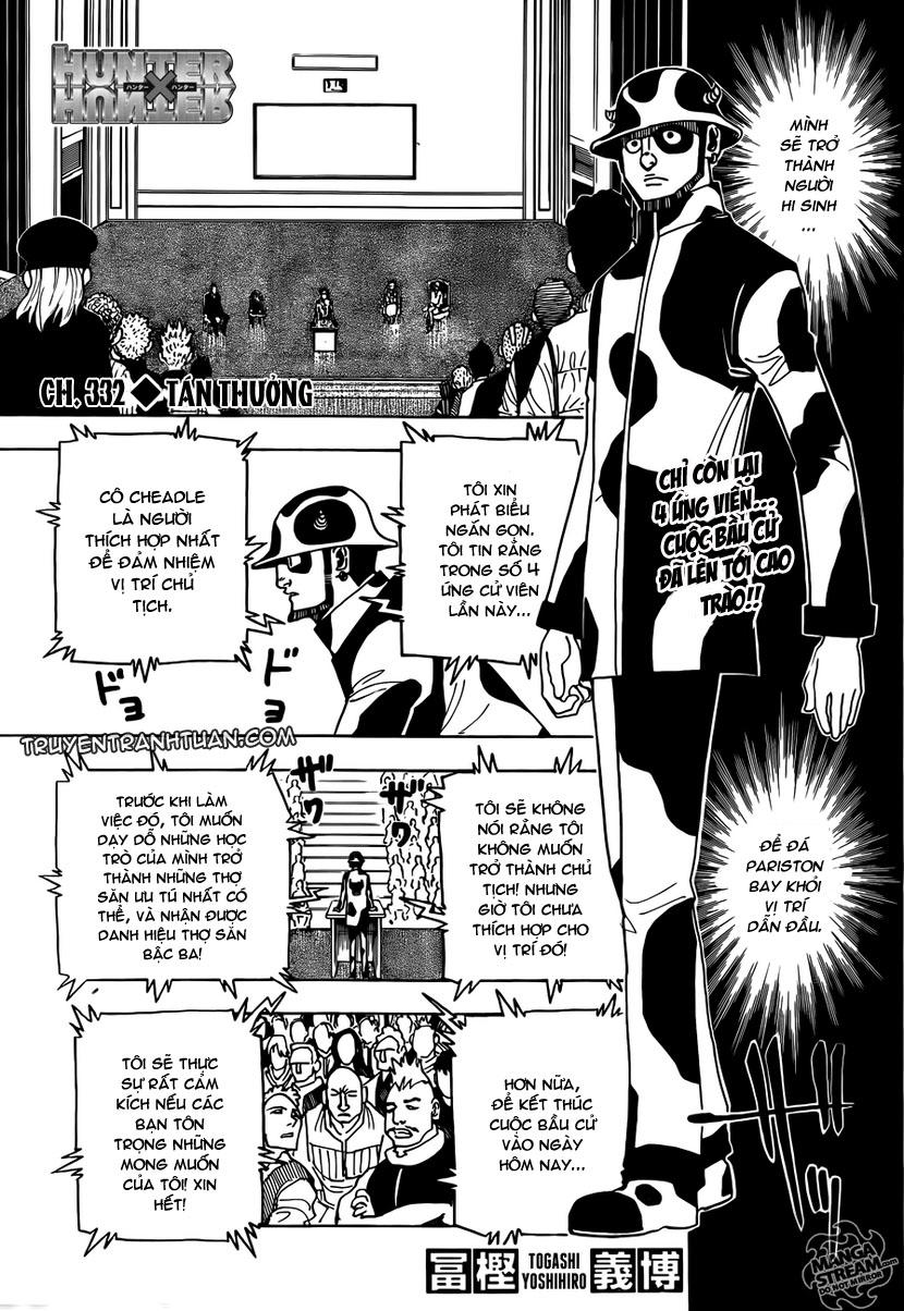 Hunter X Hunter Chapter 332 - Trang 2