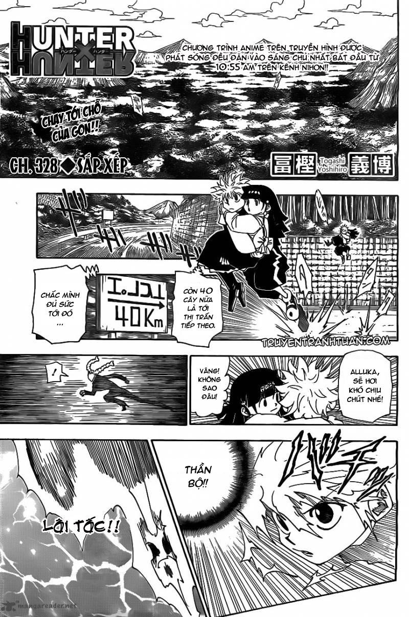 Hunter X Hunter Chapter 328 - Trang 2