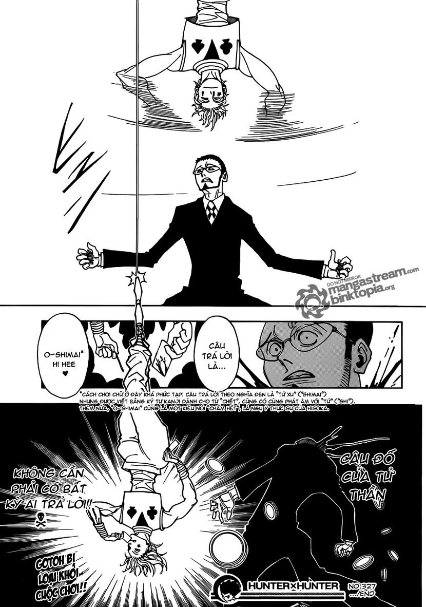 Hunter X Hunter Chapter 327 - Trang 2