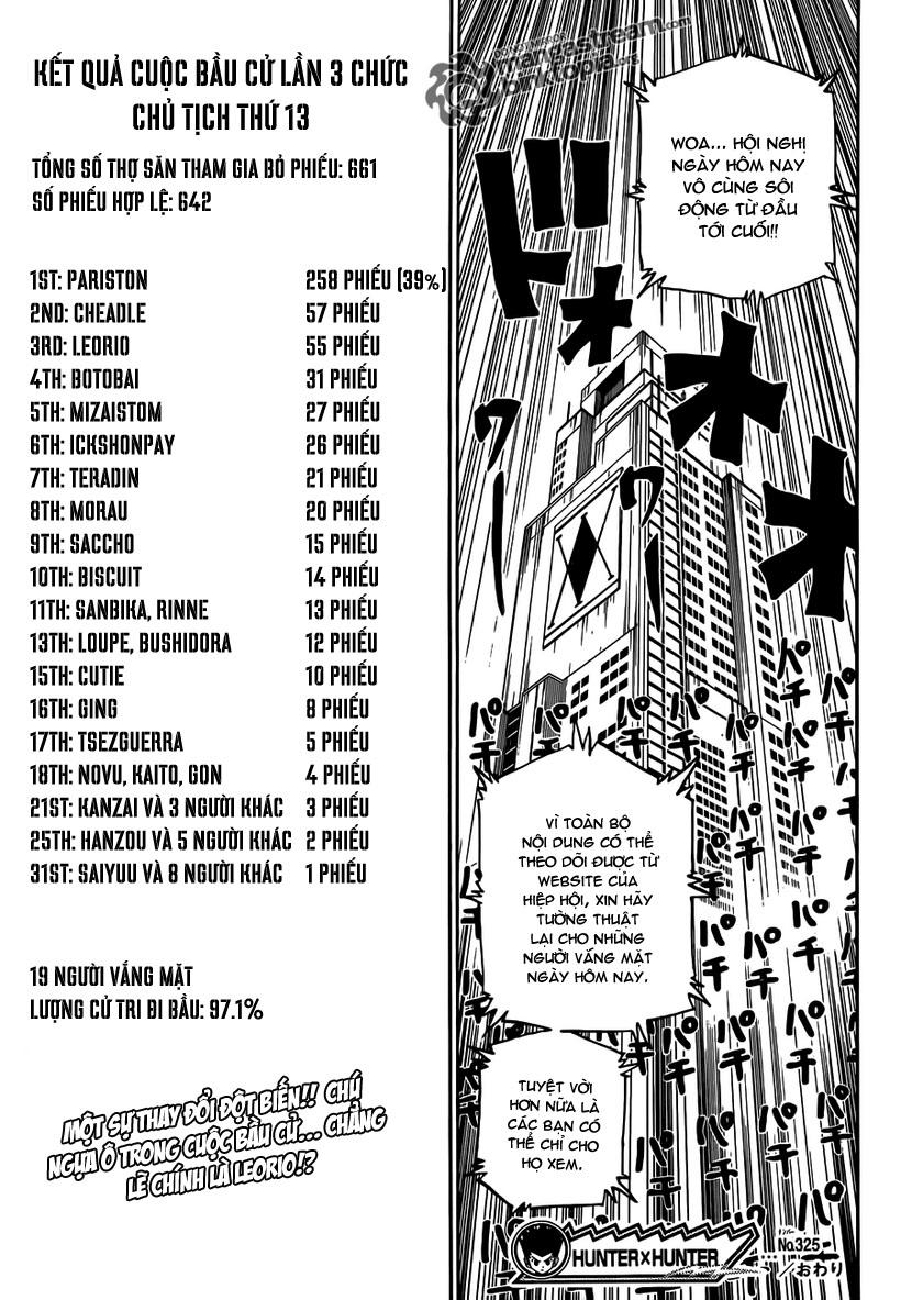 Hunter X Hunter Chapter 325 - Trang 2