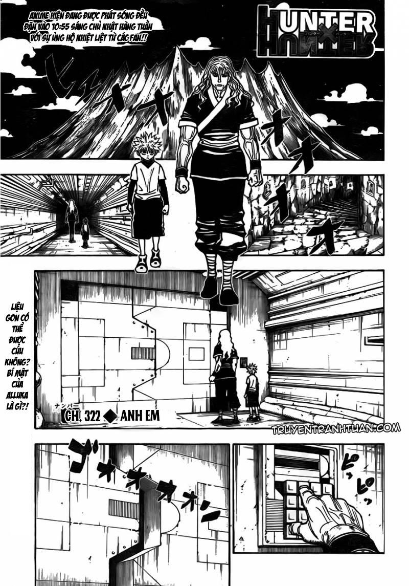 Hunter X Hunter Chapter 322 - Trang 2