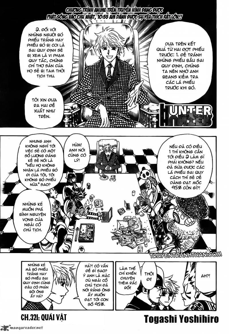 Hunter X Hunter Chapter 321 - Trang 2