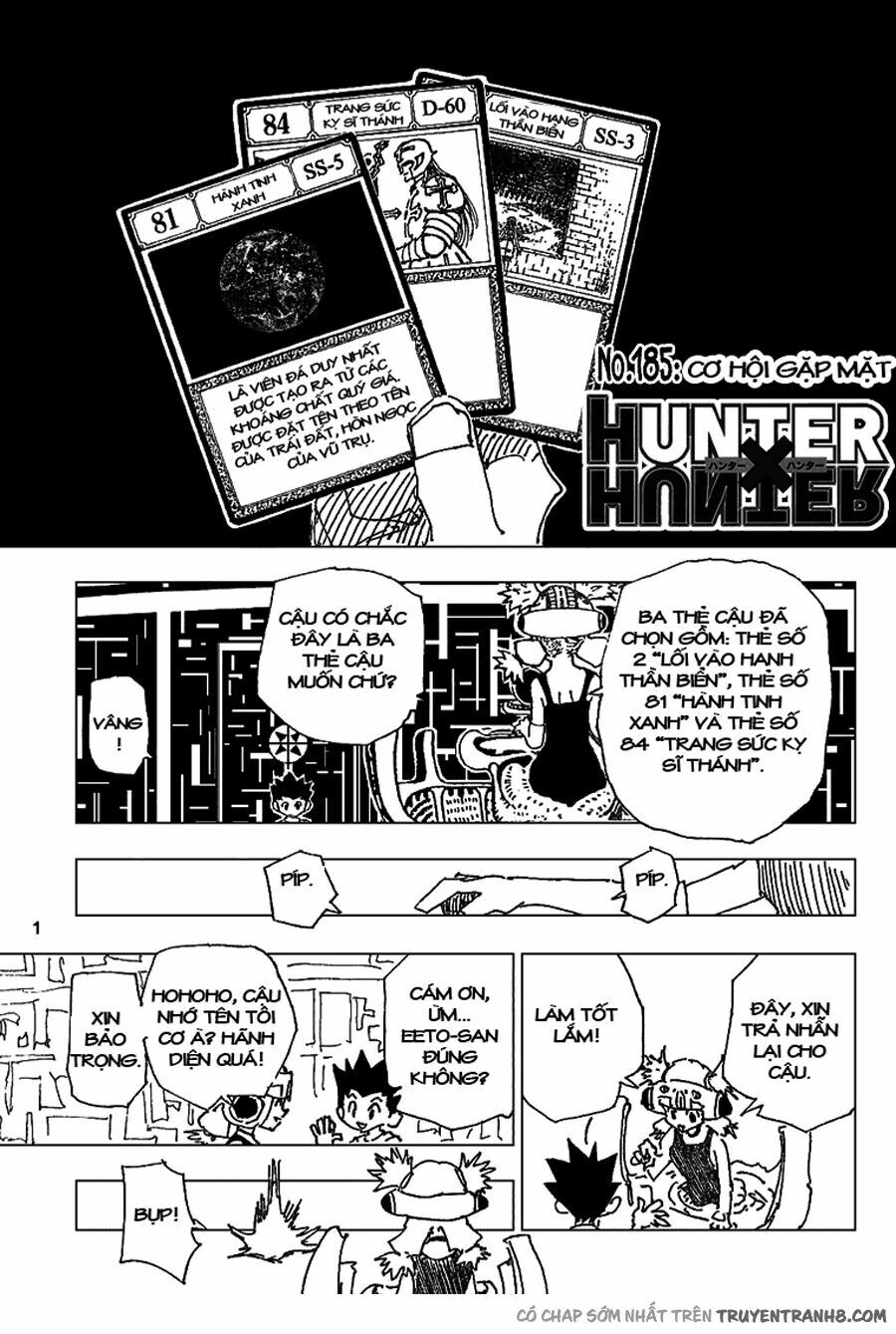 Hunter X Hunter Chapter 185 - Trang 2