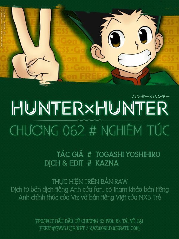 Hunter X Hunter Chapter 62 - Trang 2