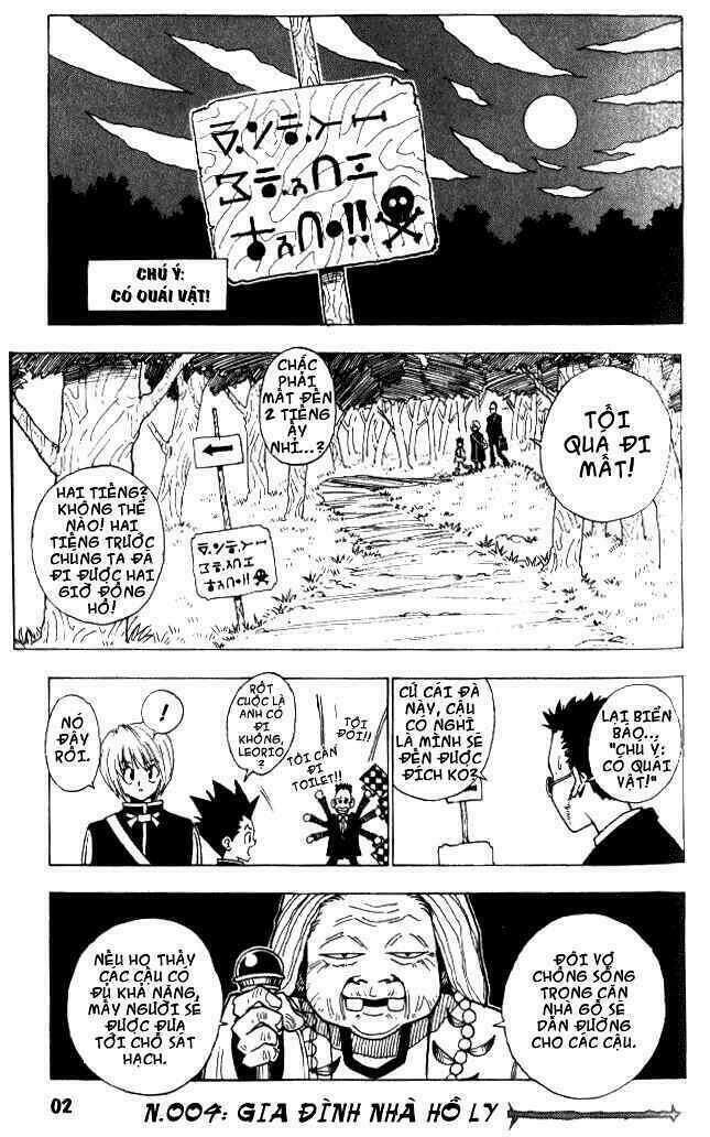 Hunter X Hunter Chapter 4 - Trang 2