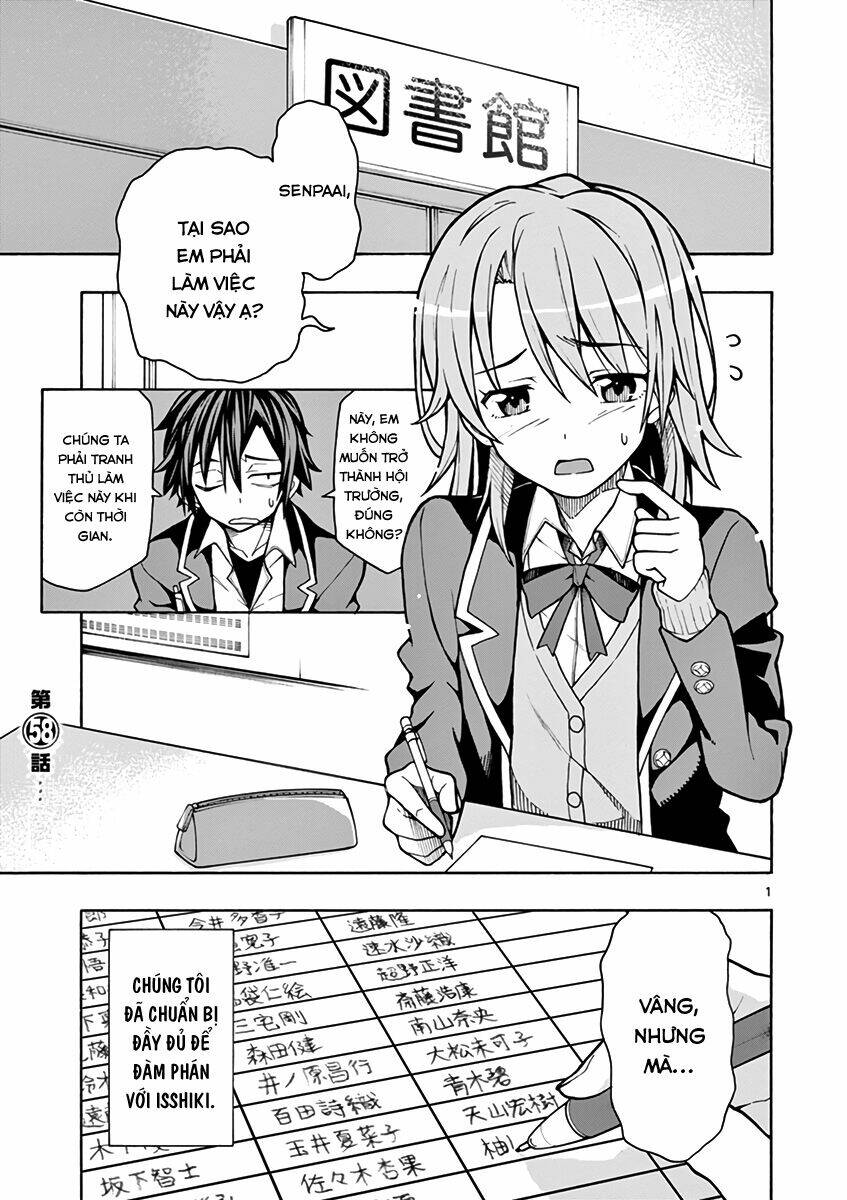 Yahari Ore No Seishun Rabukome Wa Machigatte Iru Chapter 58 - Trang 2