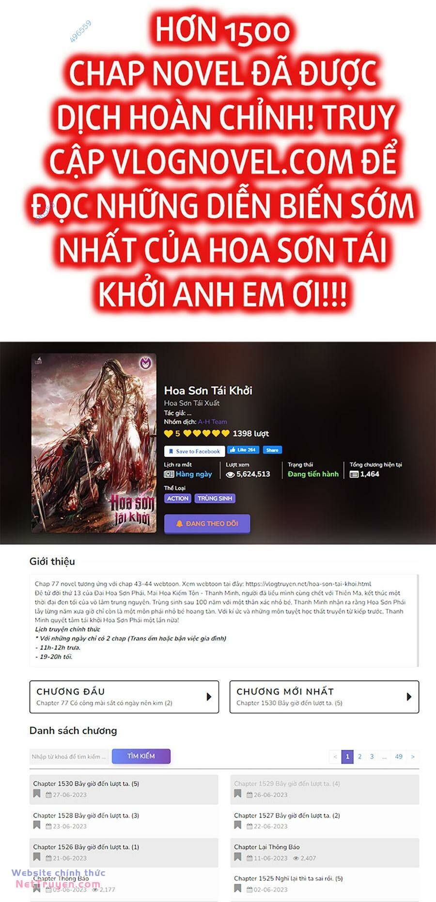 Hoa Sơn Tái Xuất Chapter 112 - Trang 2