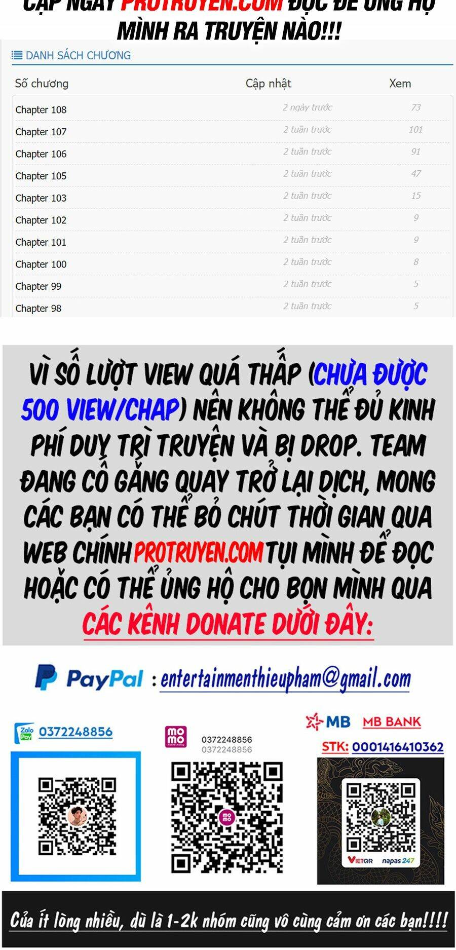 Mối Tình Đêm Trăng Tròn Chapter 109 - Trang 2