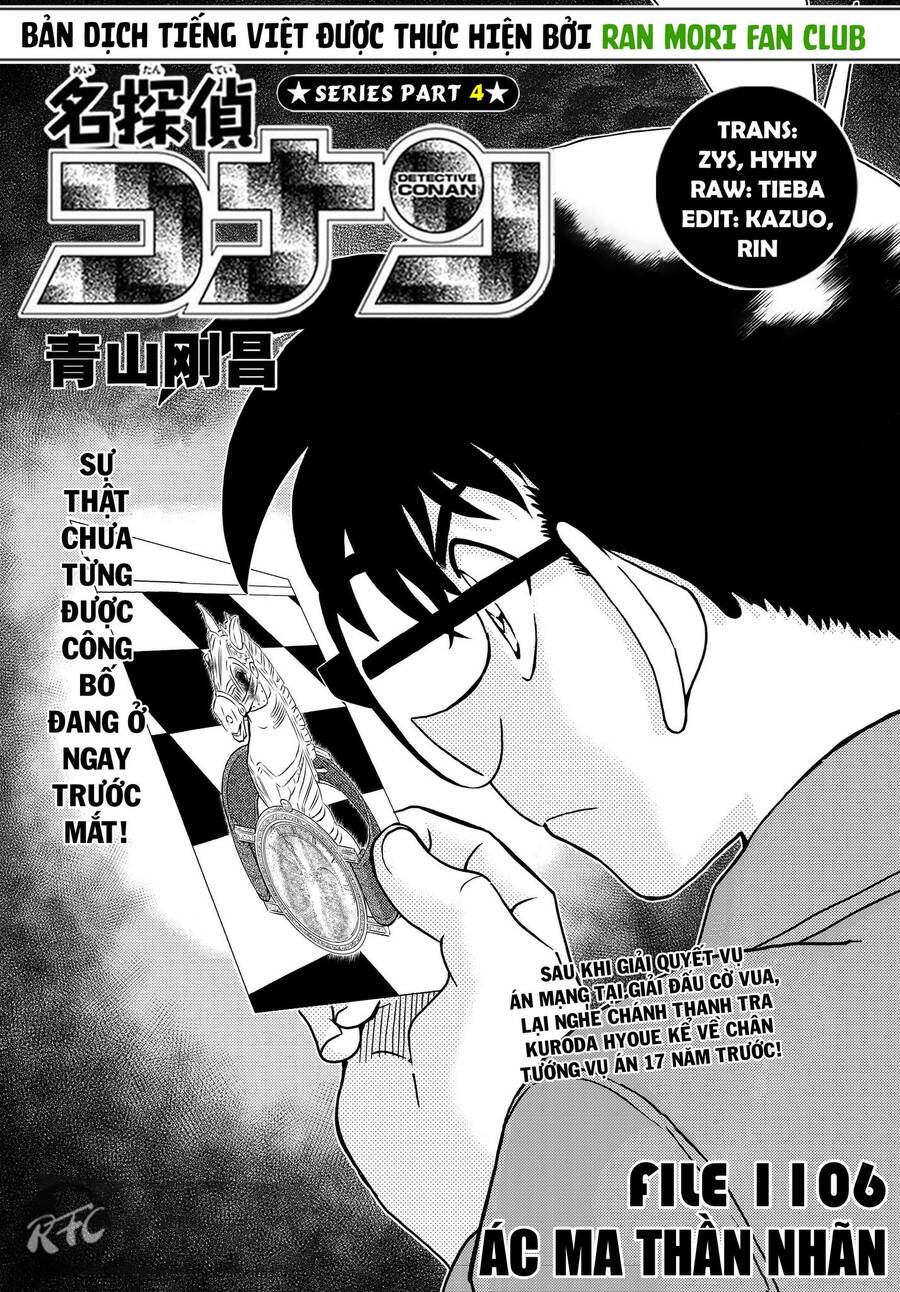 Thám Tử Conan Chapter 1106 - Trang 2