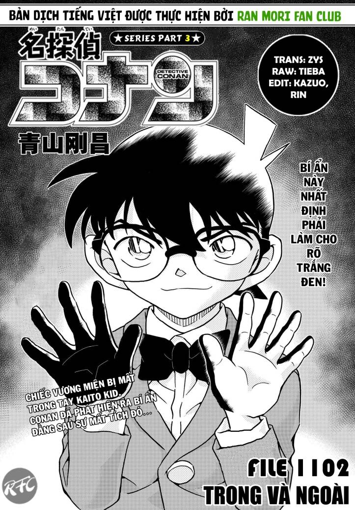 Thám Tử Conan Chapter 1102 - Trang 2