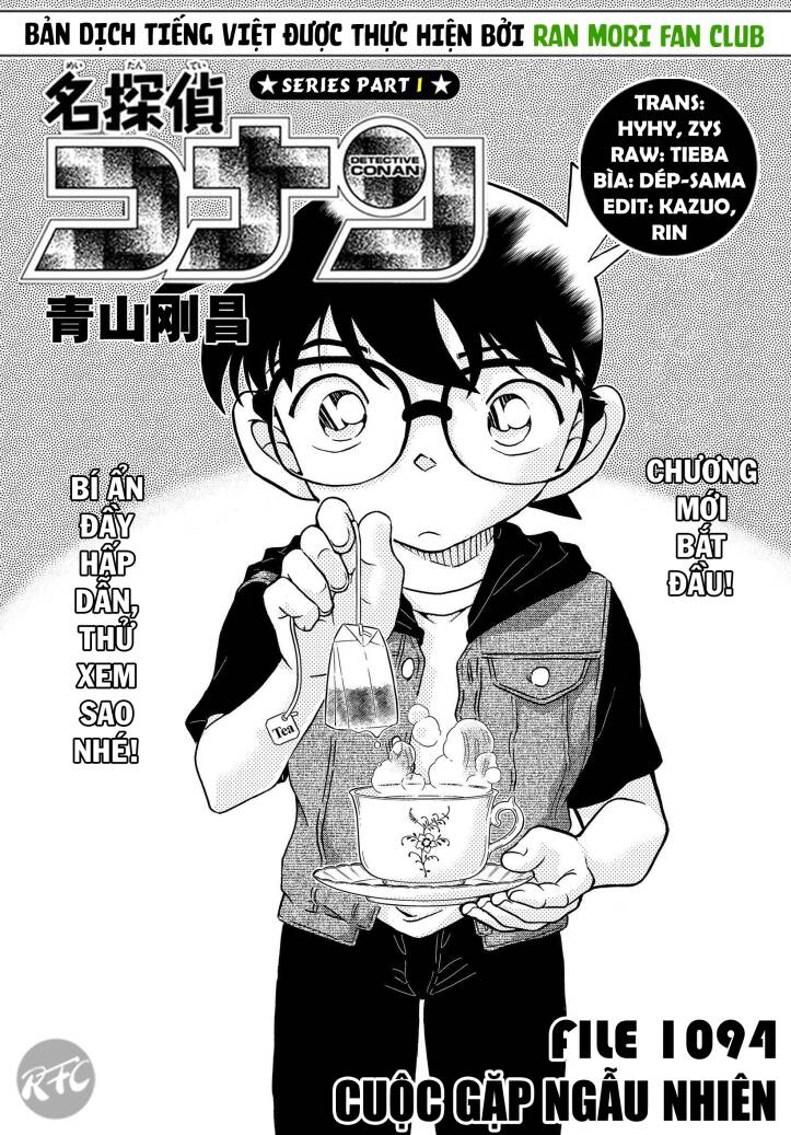 Thám Tử Conan Chapter 1094 - Trang 2