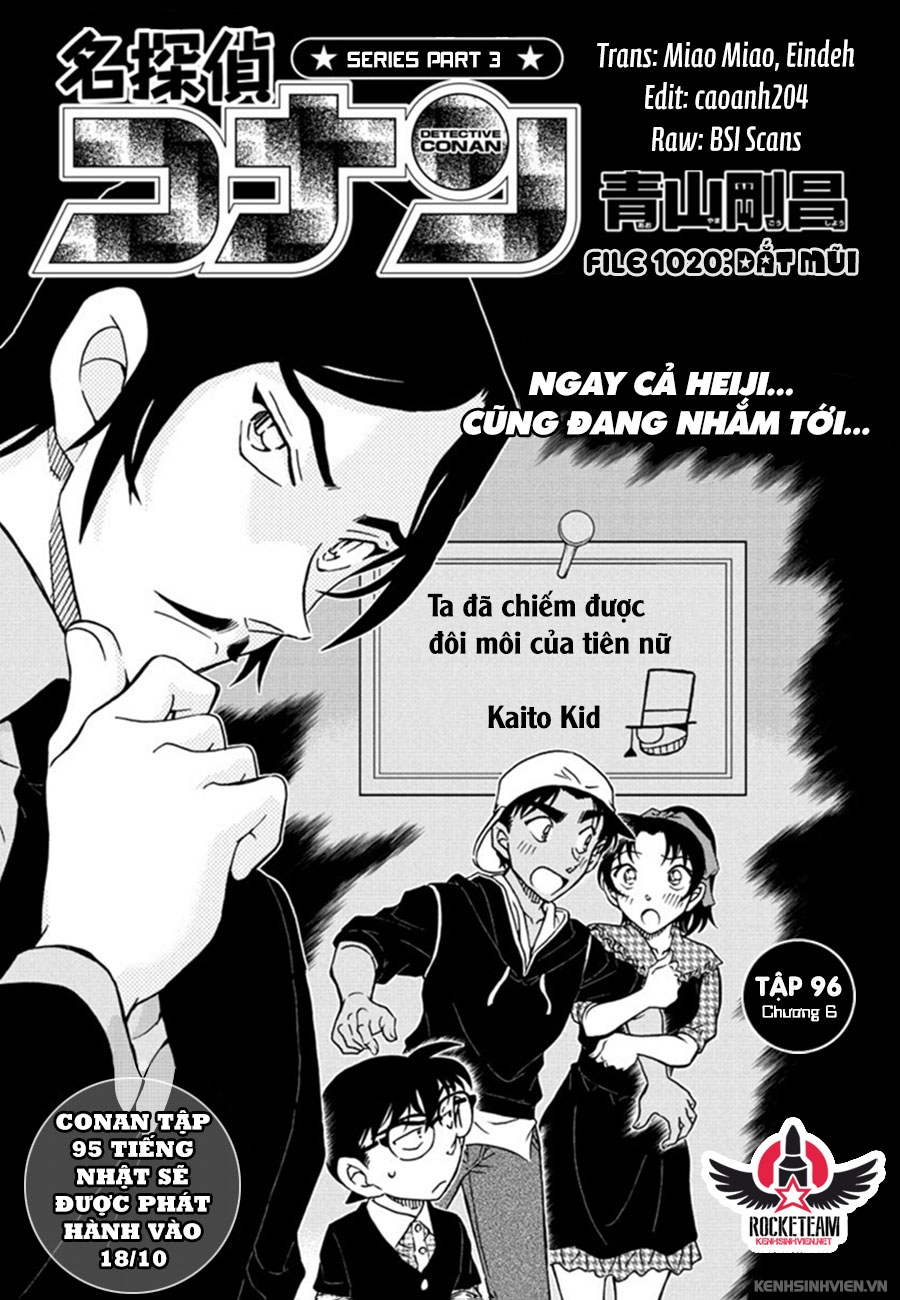 Thám Tử Conan Chapter 1020 - Trang 2