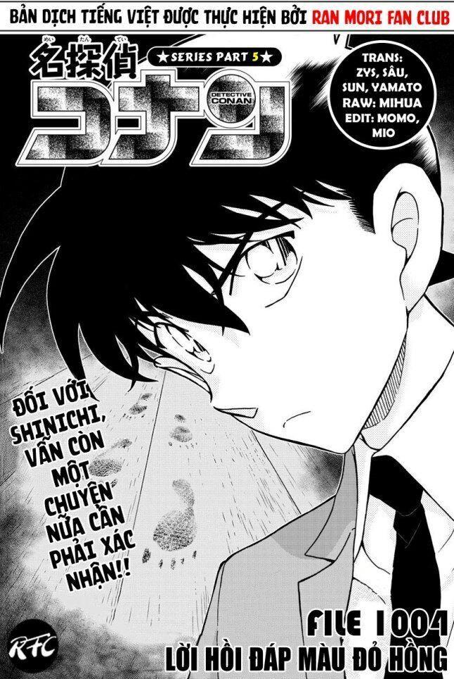 Thám Tử Conan Chapter 1004 - Trang 2