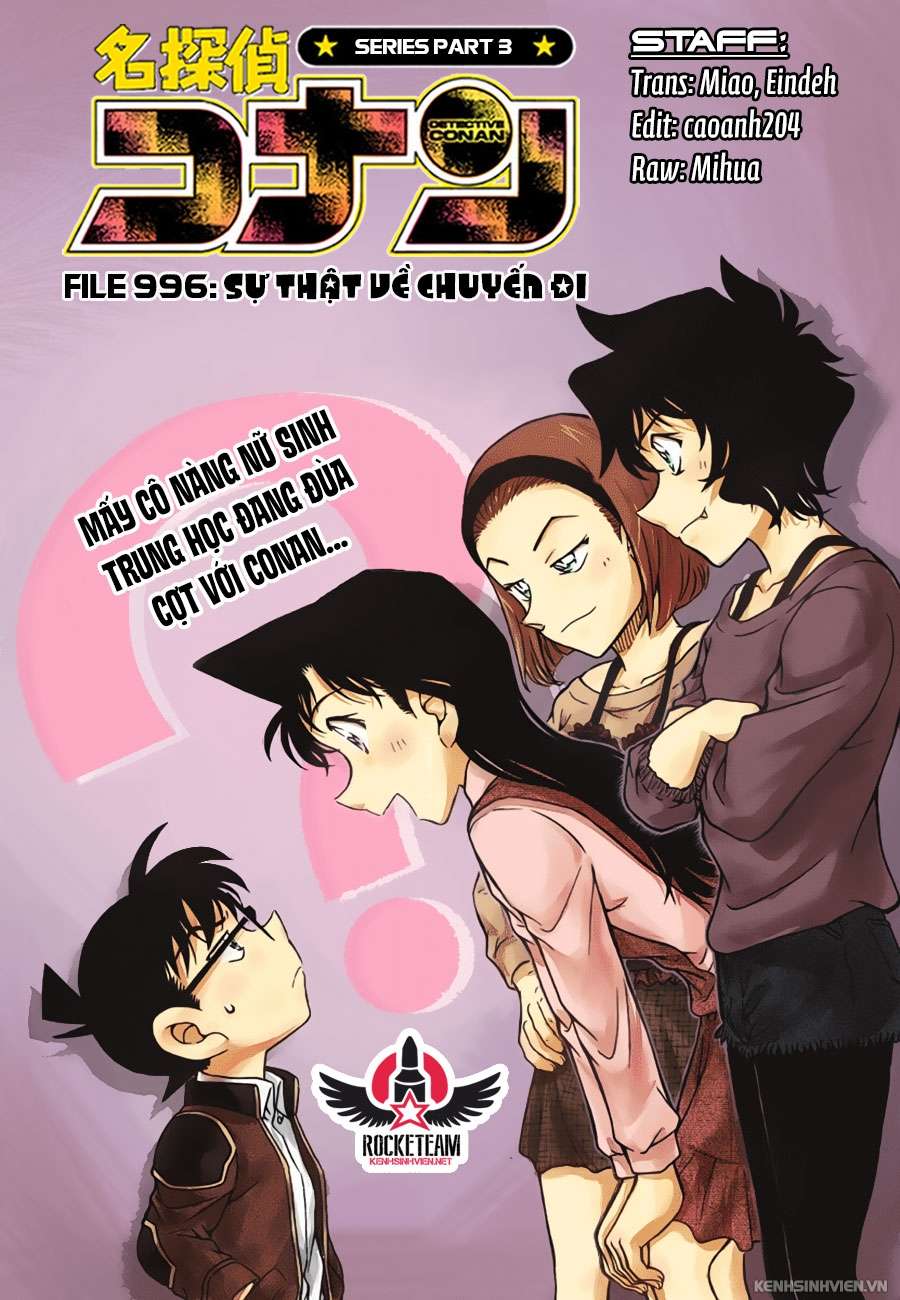 Thám Tử Conan Chapter 996 - Trang 2