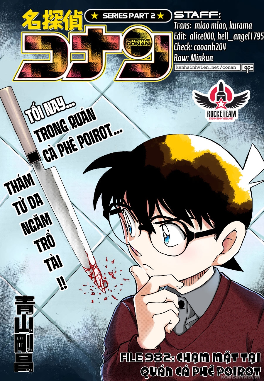 Thám Tử Conan Chapter 982 - Trang 2