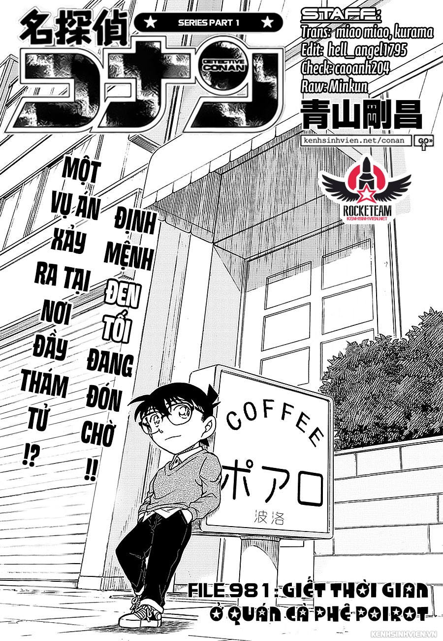 Thám Tử Conan Chapter 981 - Trang 2