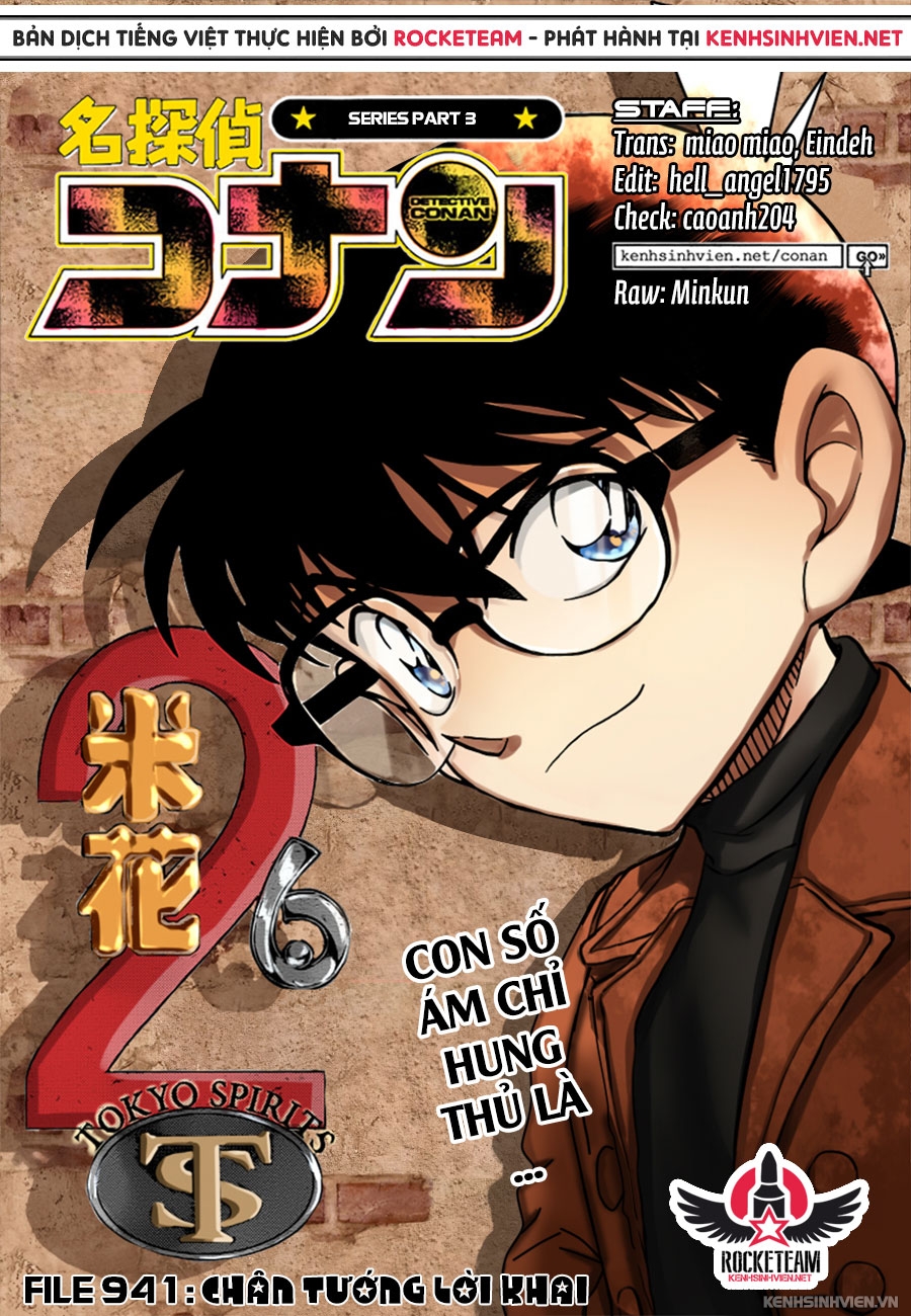 Thám Tử Conan Chapter 941 - Trang 2