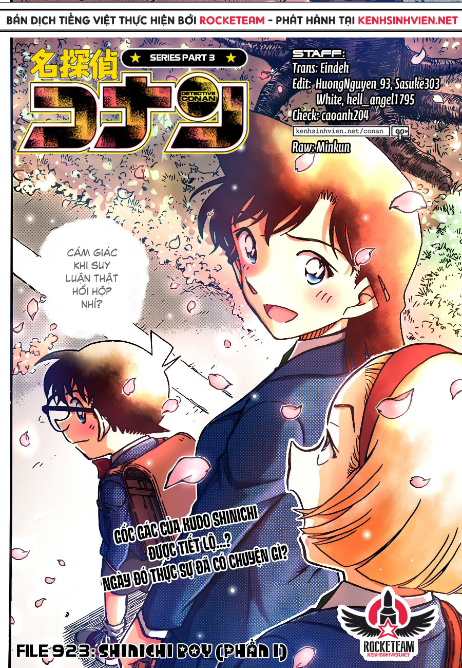 Thám Tử Conan Chapter 923 - Trang 2