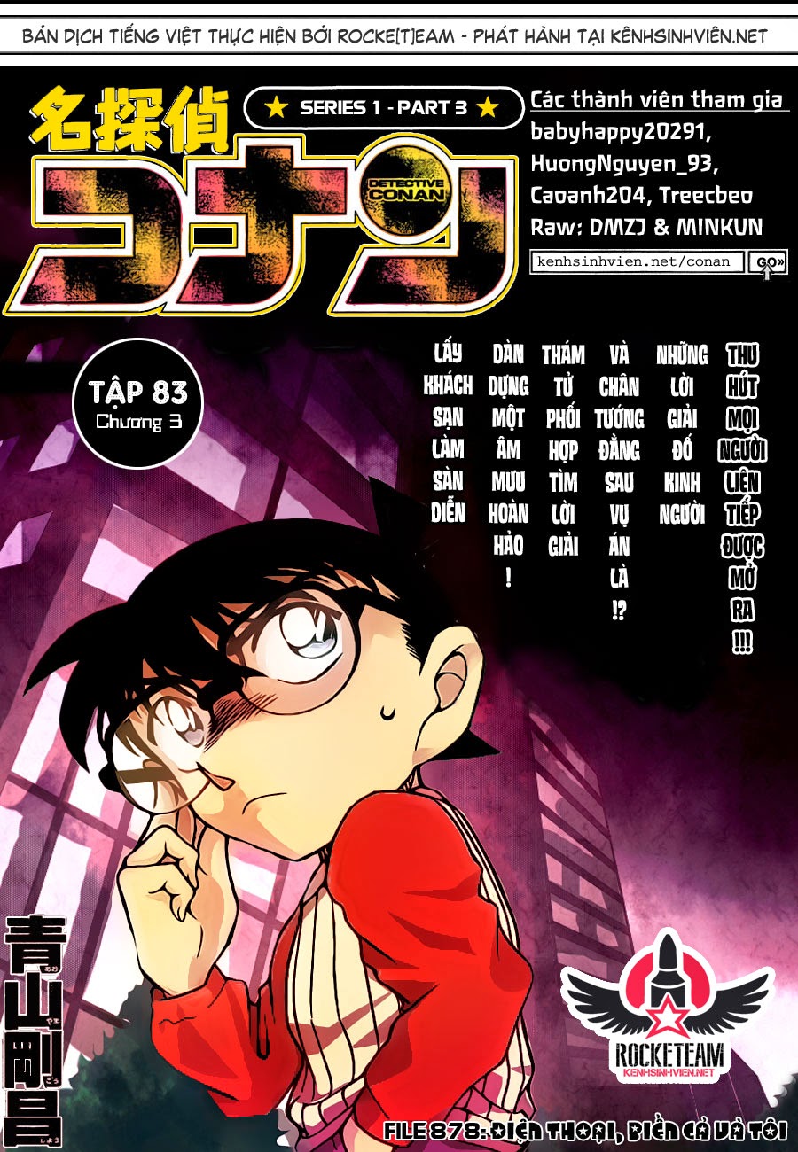 Thám Tử Conan Chapter 878 - Trang 2