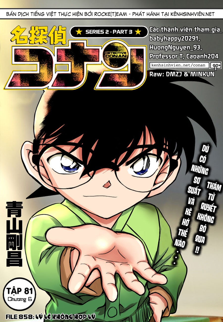 Thám Tử Conan Chapter 858 - Trang 2