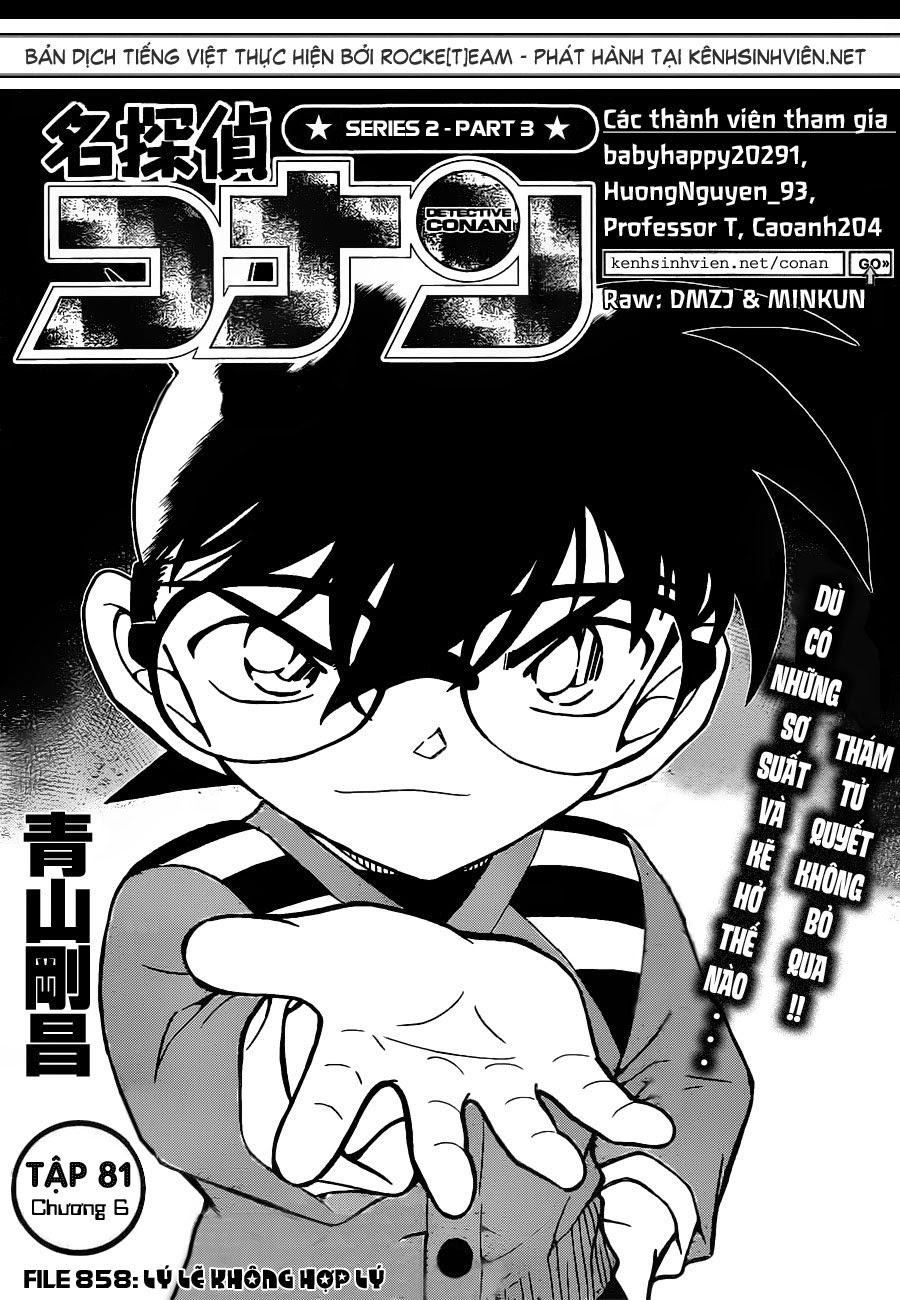 Thám Tử Conan Chapter 858 - Trang 2