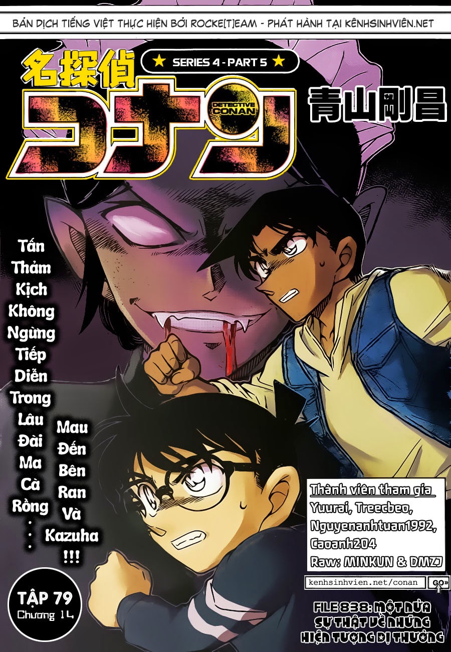 Thám Tử Conan Chapter 838 - Trang 2