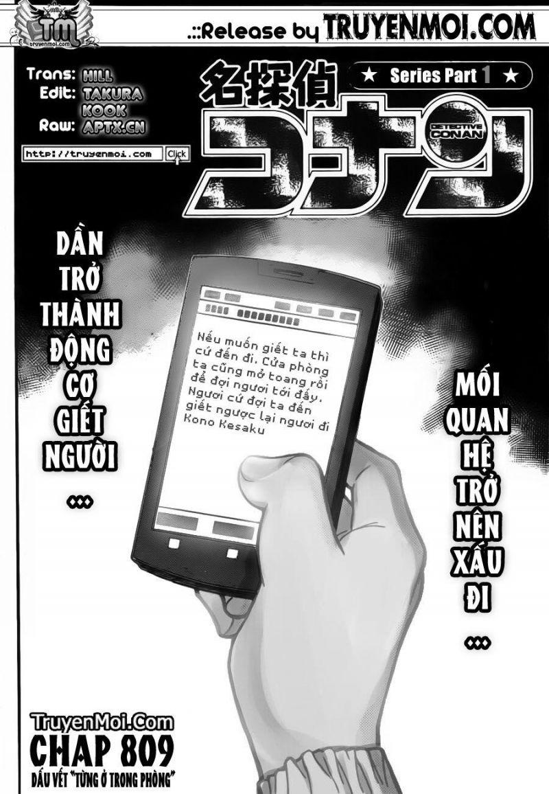 Thám Tử Conan Chapter 809 - Trang 2