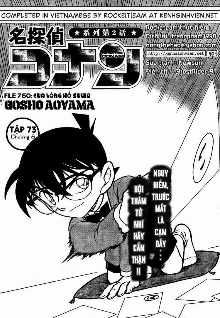 Thám Tử Conan Chapter 760 - Trang 2