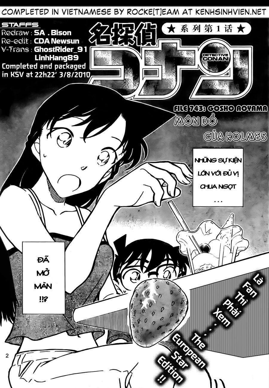 Thám Tử Conan Chapter 743 - Trang 2