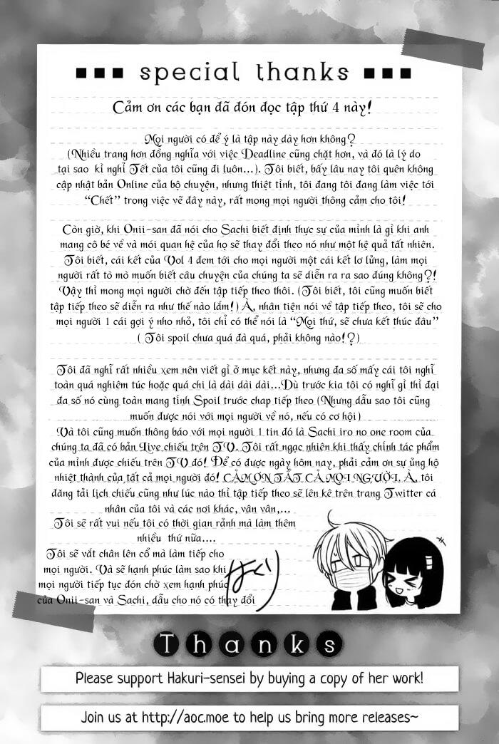 Sachiiro No One Room Chapter 26.5 - Trang 2