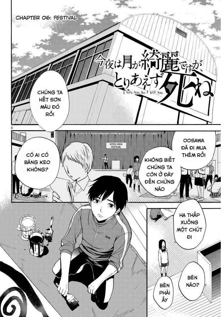 Konya Wa Tsuki Ga Kirei Desu Ga, Toriaezu Shi Ne Chapter 6 - Trang 2