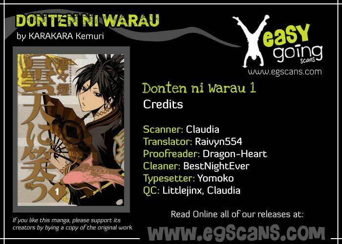 Donten Ni Warau Chapter 1 - Trang 2