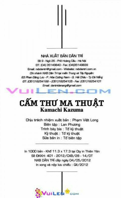 Cấm Thư Ma Thuật Chapter 5 - Trang 2