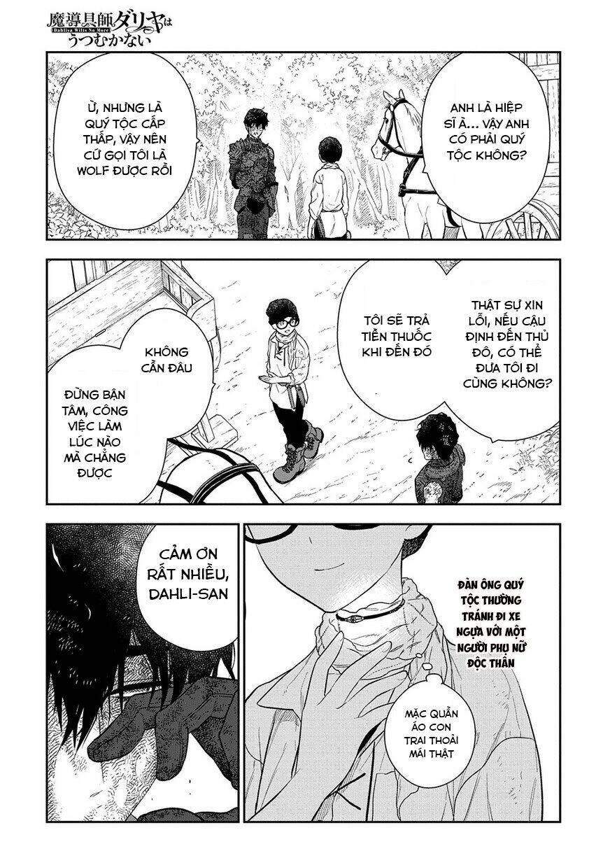 Madougushi Dahliya Wa Utsumukanai ~Kyou Kara Jiyuu Na Shokunin Life~ Chapter 4 - Trang 2