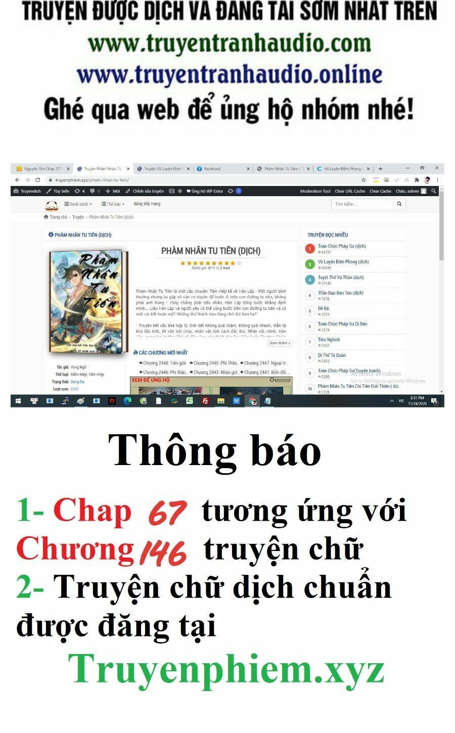 Phàm Nhân Tu Tiên Chapter 67 - Trang 2