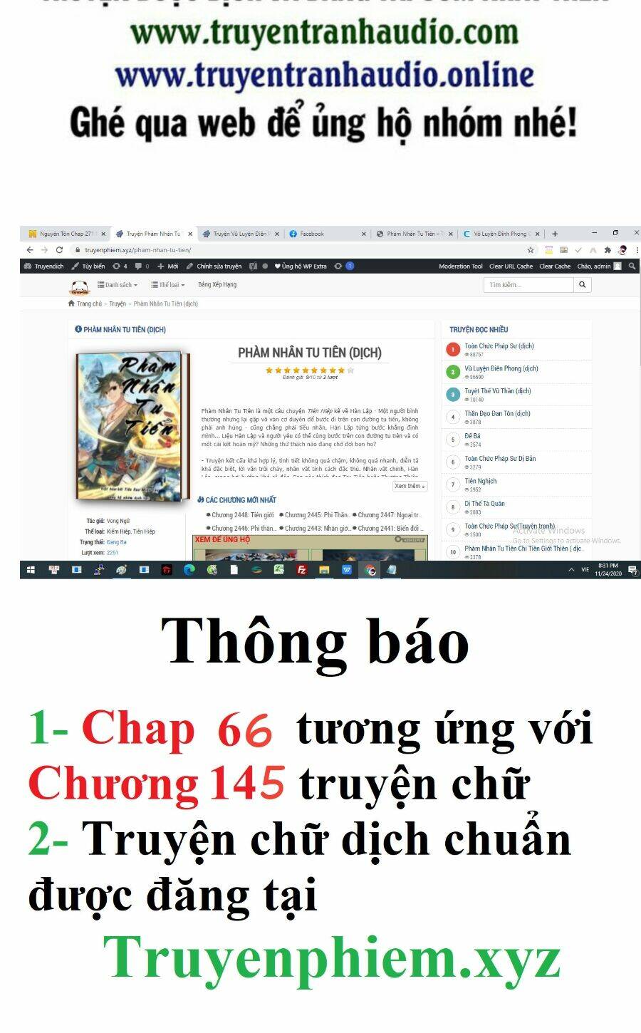 Phàm Nhân Tu Tiên Chapter 66 - Trang 2