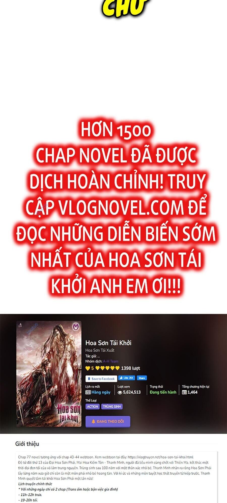 Hoa Sơn Tái Xuất | Hoa Sơn Tái Khởi Chapter 106 - Trang 2