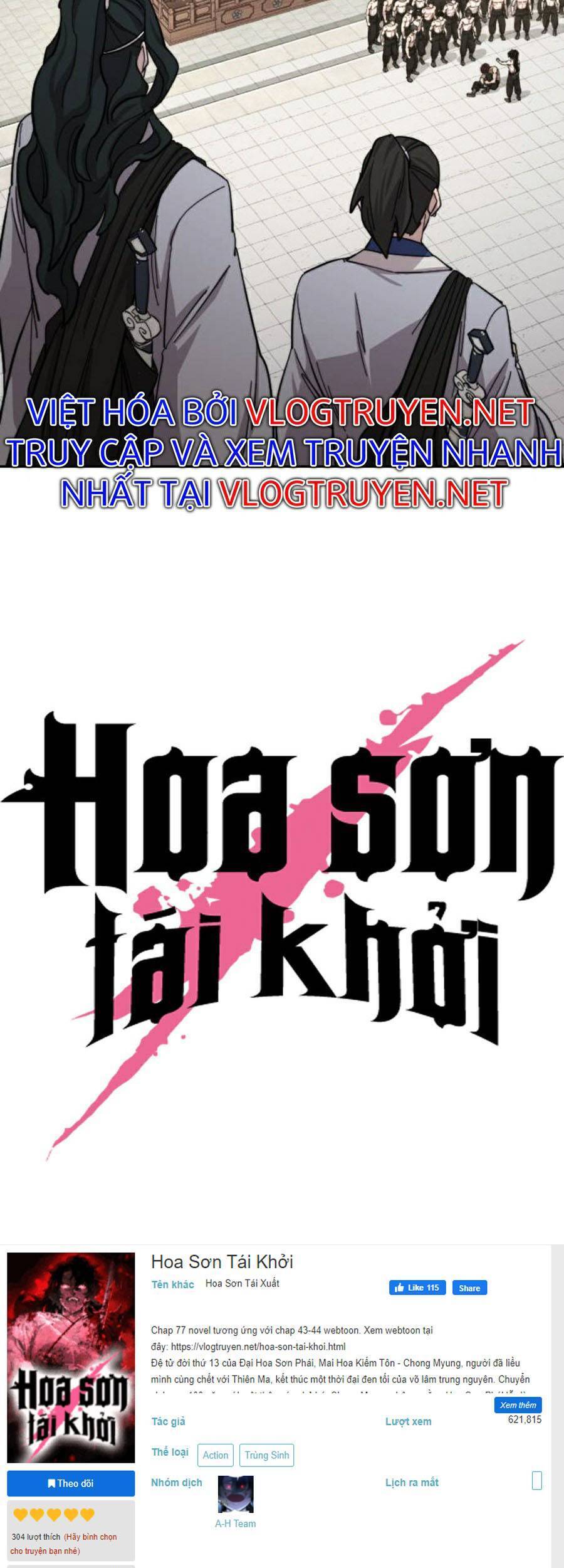 Hoa Sơn Tái Xuất | Hoa Sơn Tái Khởi Chapter 54 - Trang 2