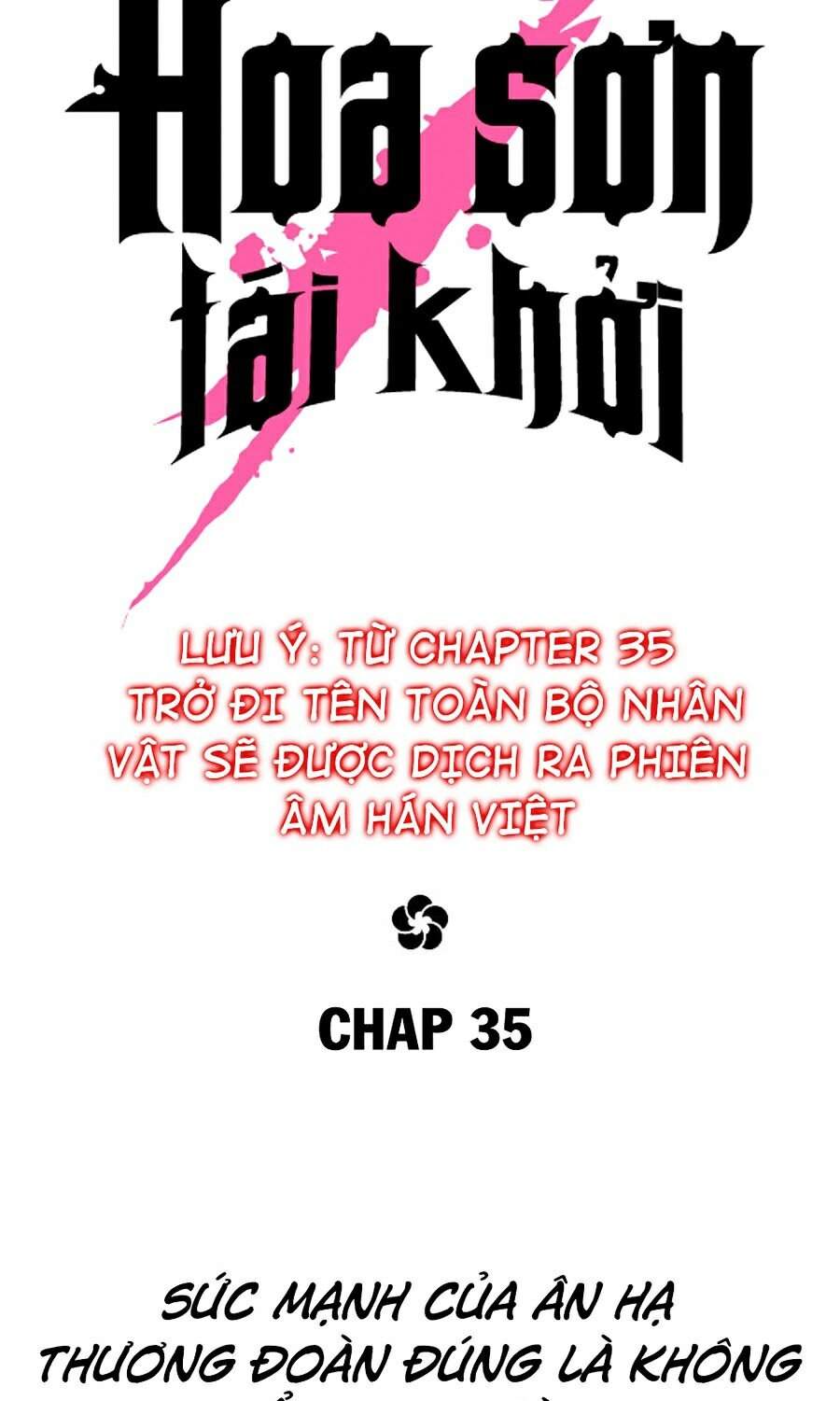 Hoa Sơn Tái Xuất | Hoa Sơn Tái Khởi Chapter 35 - Trang 2