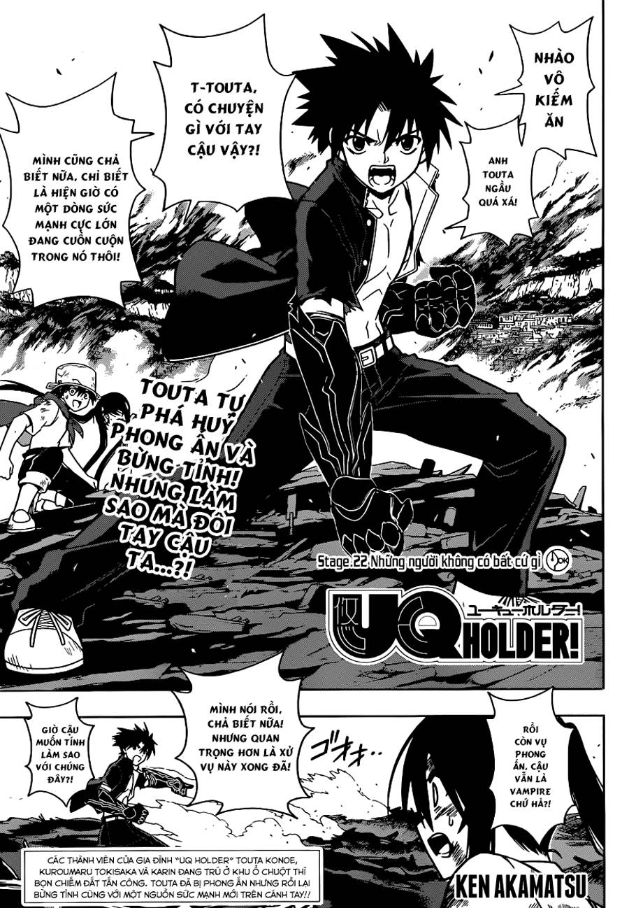 Uq Holder Chapter 22 - Trang 2