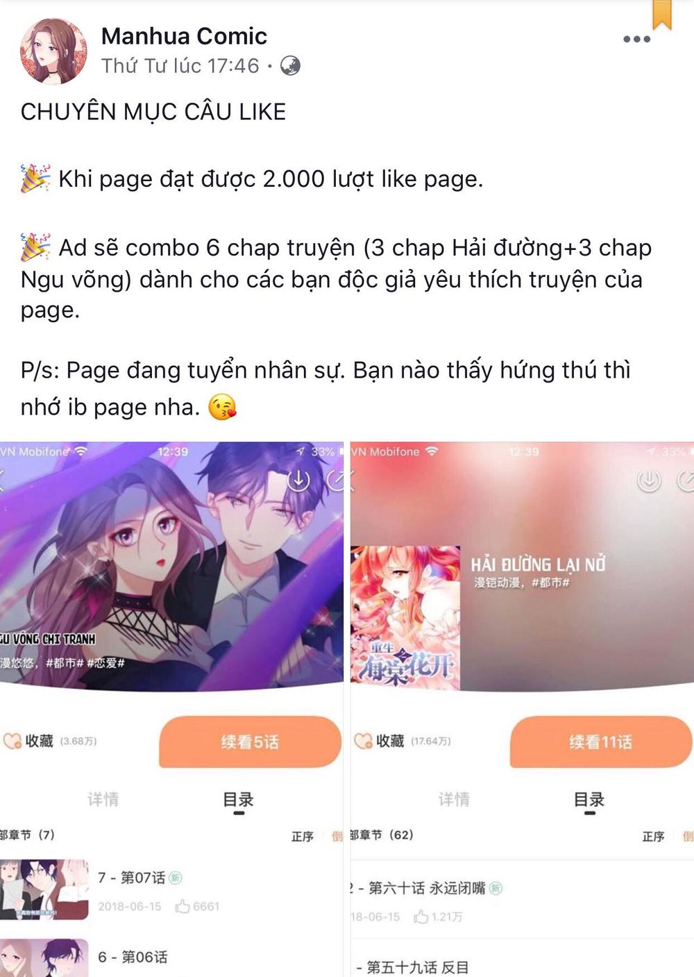 Hải Đường Lại Nở Chapter 11 - Trang 2