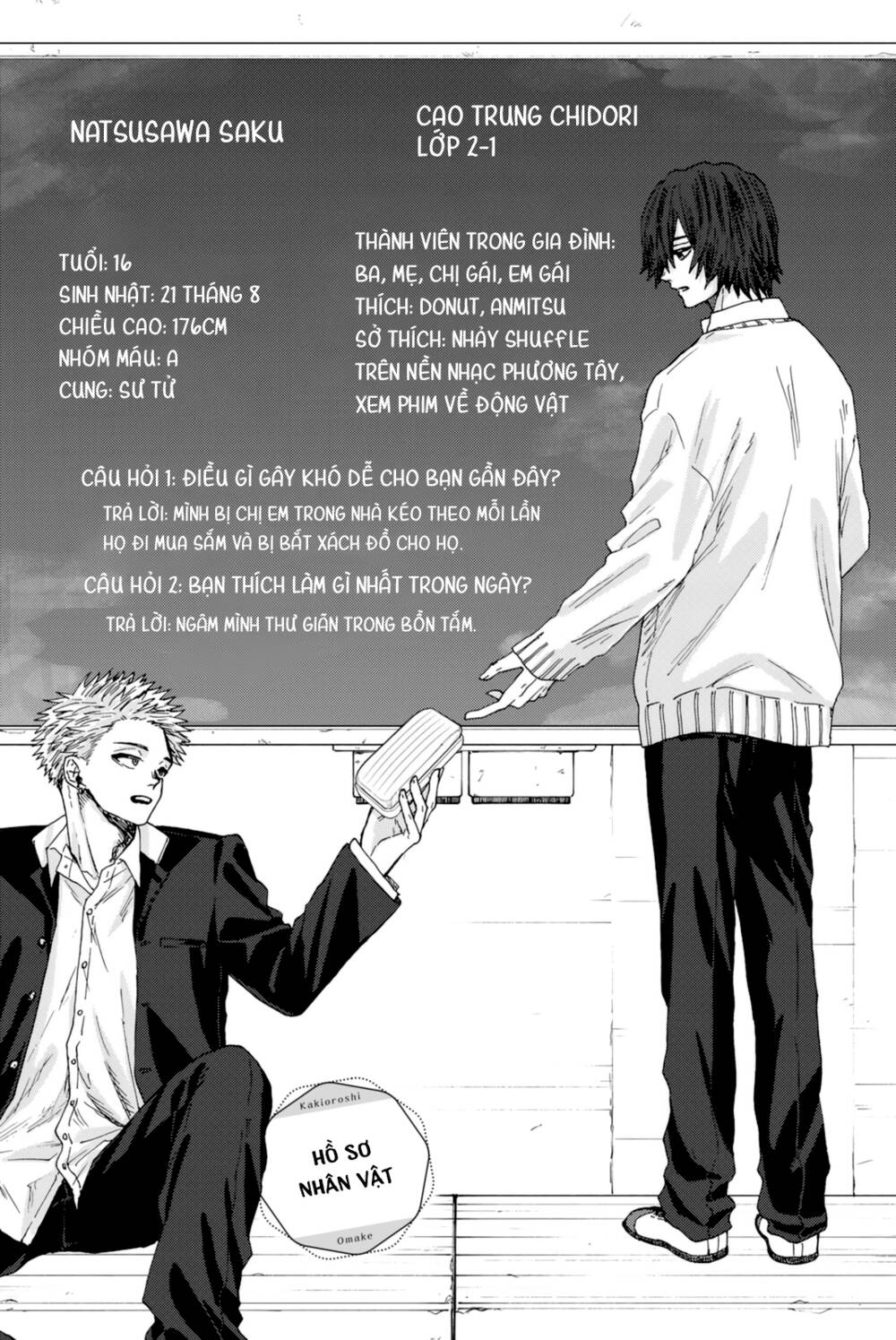 The Fragrant Flower Blooms With Dignity – Kaoru Hana Wa Rin To Saku Chapter 13.5 - Trang 2