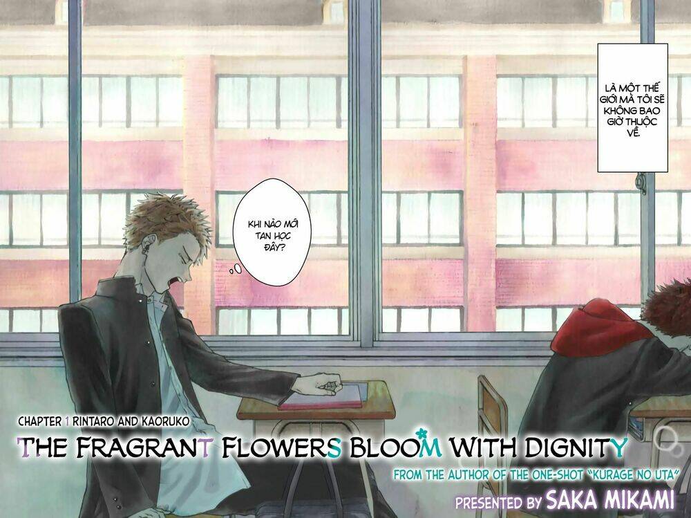 The Fragrant Flower Blooms With Dignity – Kaoru Hana Wa Rin To Saku Chapter 1 - Trang 2