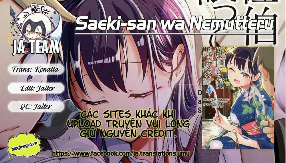 Saeki-San Wa Nemutteru! Chapter 12 - Trang 2