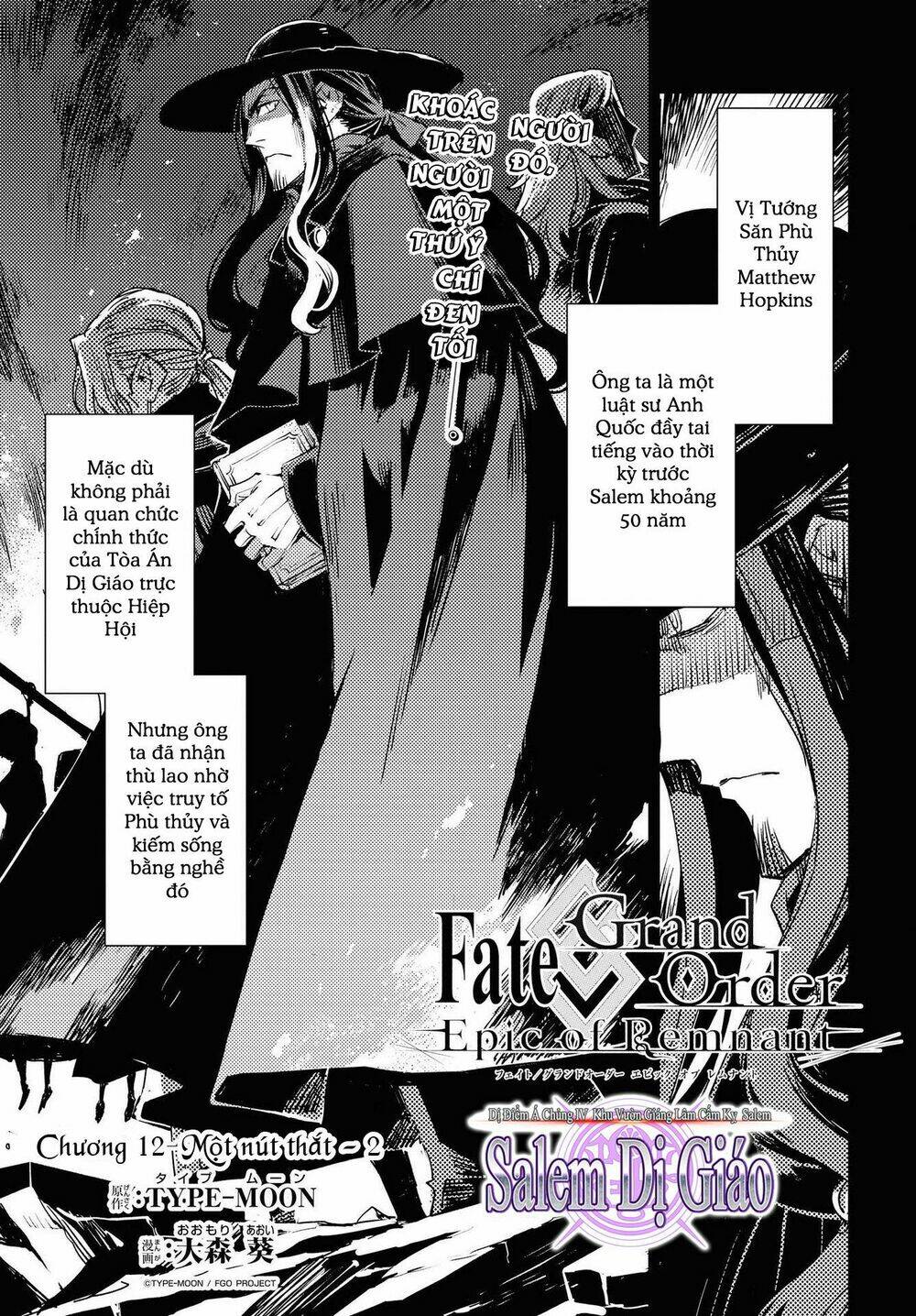 Fate/Grand Order: Epic Of Remnant – Salem Chapter 12 - Trang 2