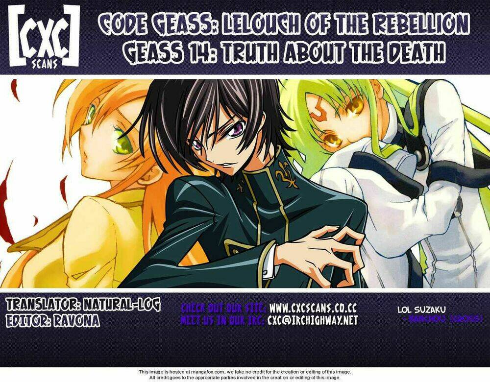 Code Geass Lelouch Of The Rebellion Chapter 17 - Trang 2