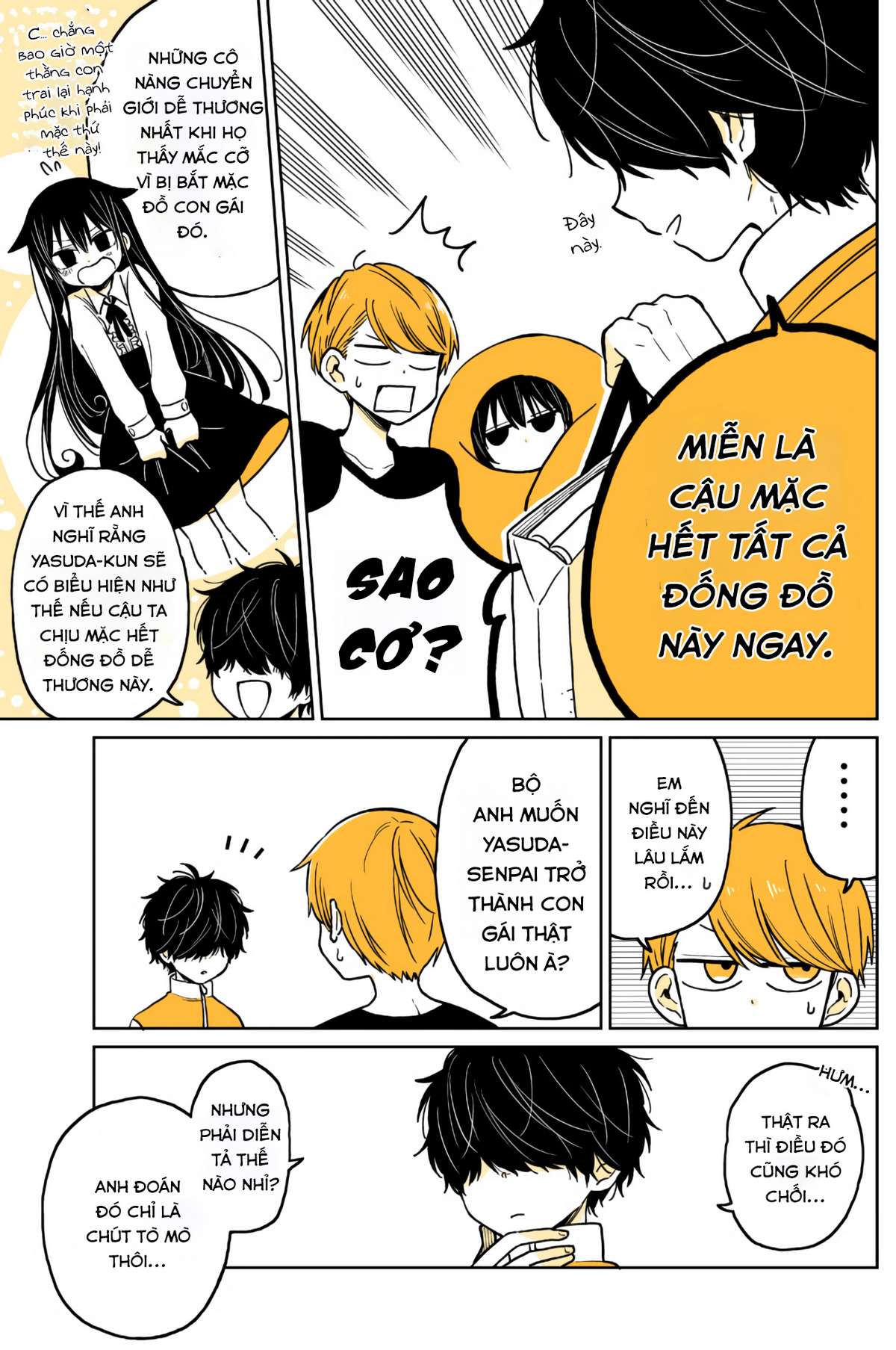 Mendokusagari Danshi Koukousei Ga Asa Okitara Onnanoko Ni Natteita Hanashi Chapter 11 - Trang 2