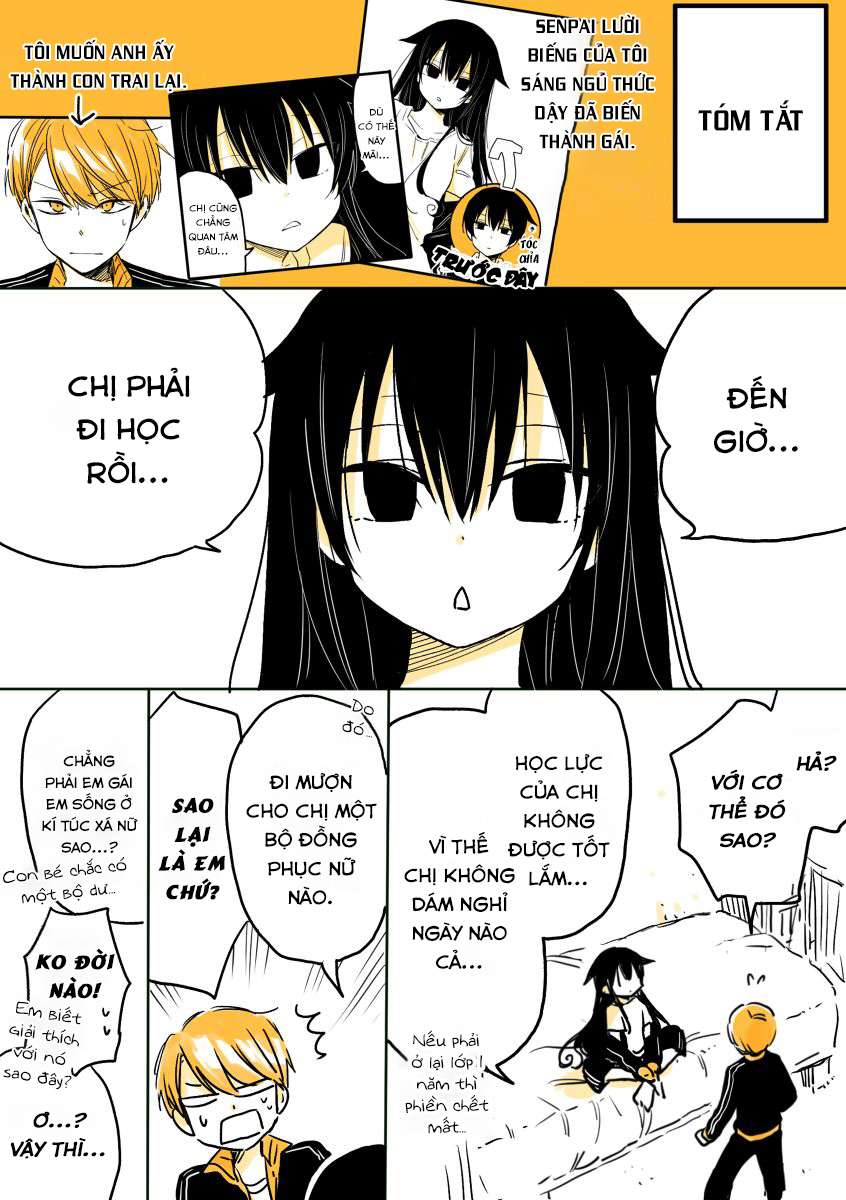 Mendokusagari Danshi Koukousei Ga Asa Okitara Onnanoko Ni Natteita Hanashi Chapter 2 - Trang 2