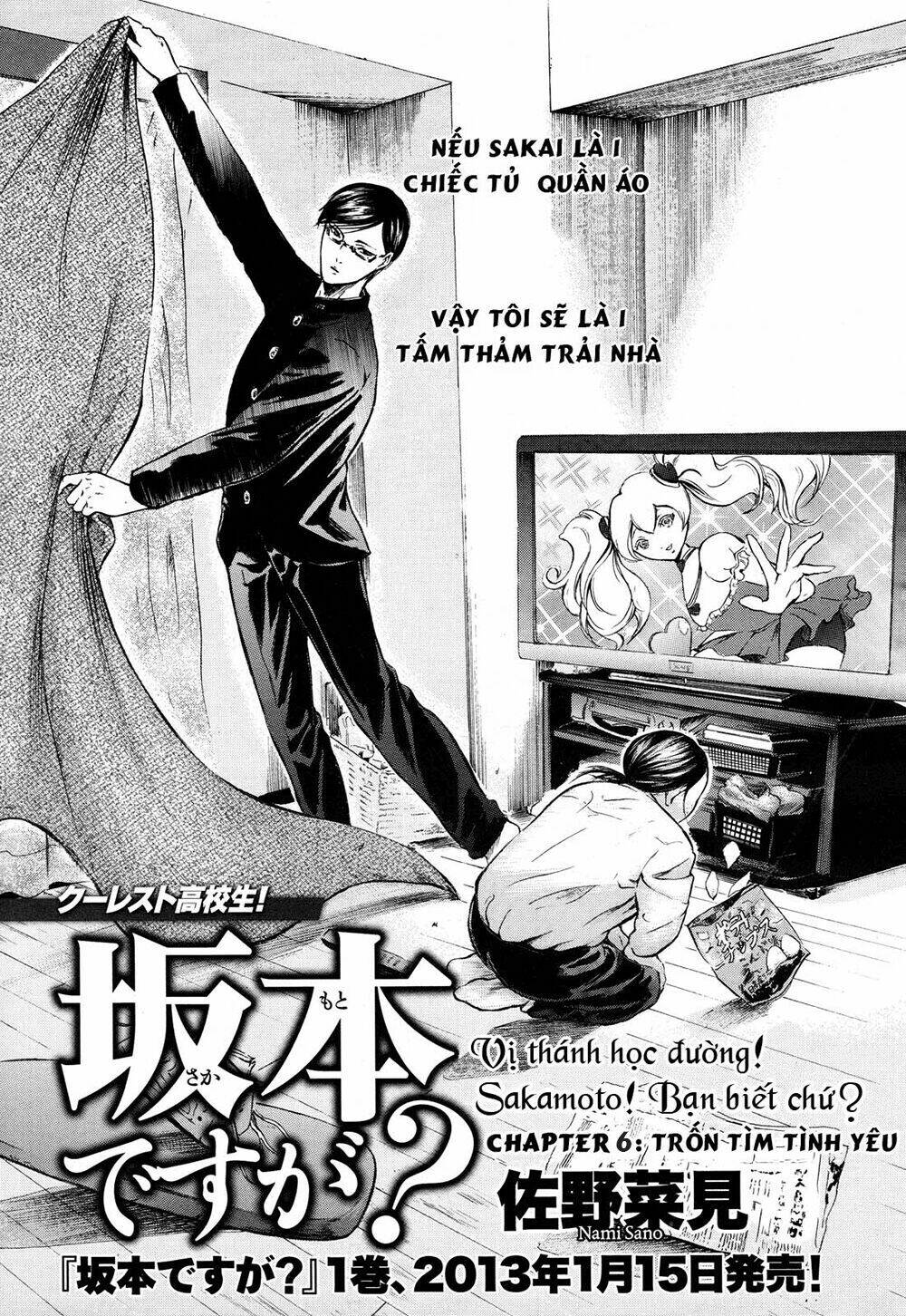 Sakamoto Desu Ga? Chapter 6 - Trang 2